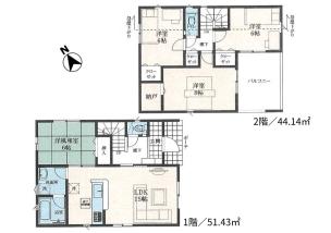 武蔵村山市残堀5丁目　全9棟　5号棟