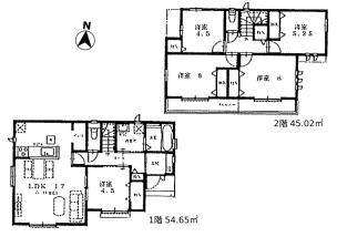 武蔵村山市榎2丁目　全6棟　D号棟