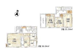 武蔵村山市大南4丁目　全1棟