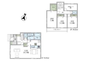 西多摩郡瑞穂町大字石畑字防ヶ谷戸　全5棟　1号棟