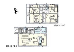 小平市上水新町2丁目　全15棟　5号棟