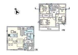 小平市上水新町2丁目　全15棟　8号棟